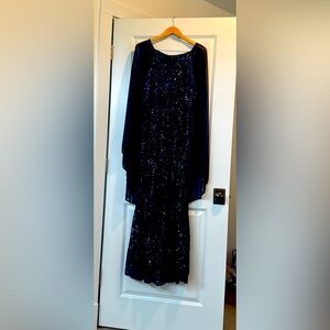 R&M Richards Navy Evening Dress